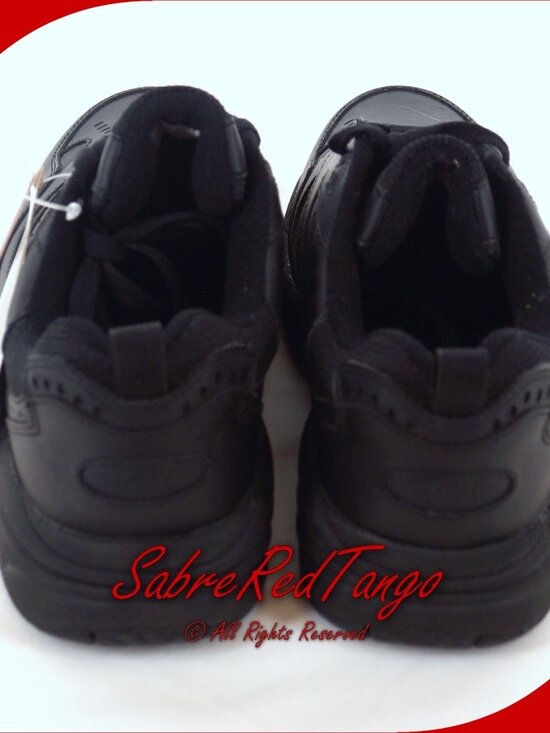 NEW NIB Macgregor Leather Black Walker Sneaker Shoes #17243 Mens Size 10.5 Wide main image 6